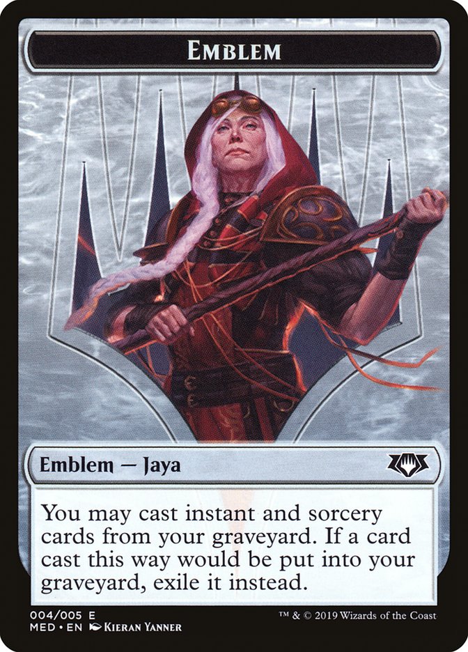 Jaya Ballard Emblem [Mythic Edition Tokens] | Gamers Paradise