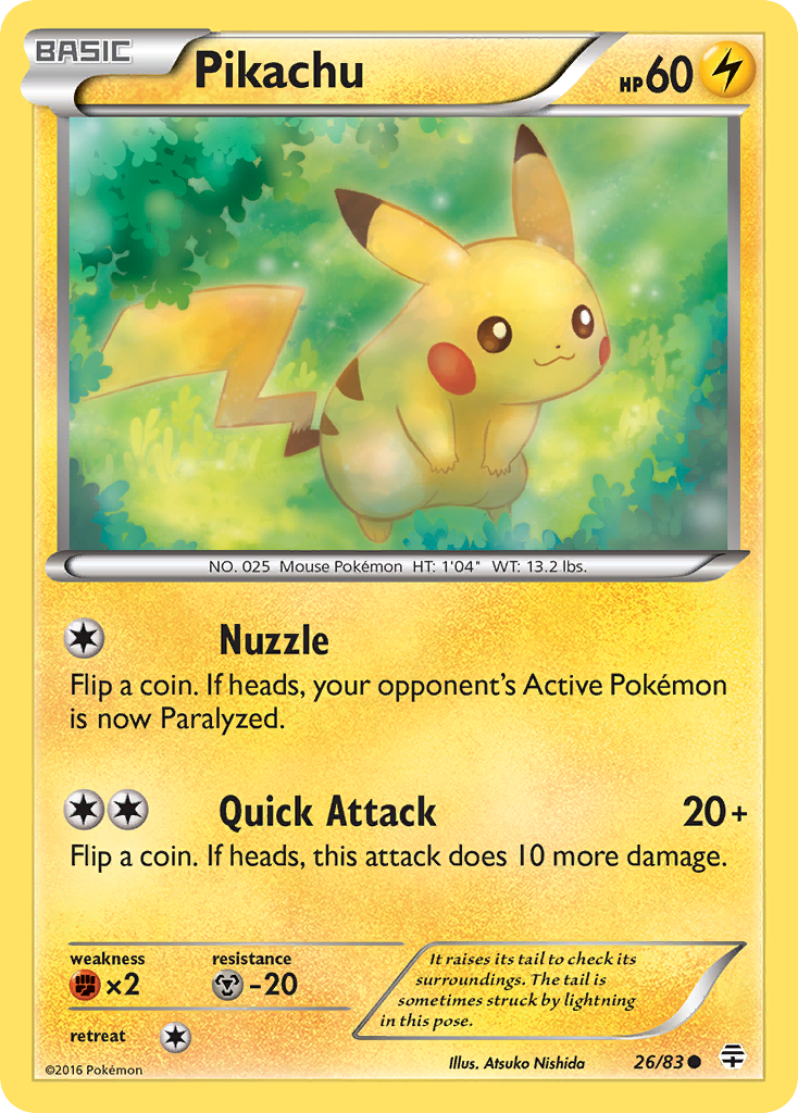 Pikachu (26/83) [XY: Generations] | Gamers Paradise