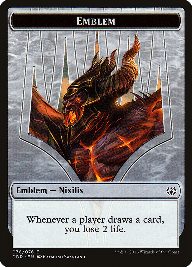 Ob Nixilis Reignited Emblem [Duel Decks: Nissa vs. Ob Nixilis] | Gamers Paradise