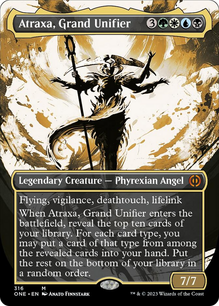 Atraxa, Grand Unifier (Borderless Ichor) [Phyrexia: All Will Be One] | Gamers Paradise