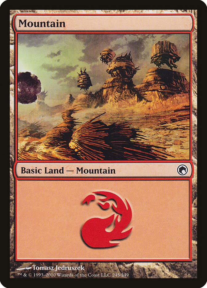 Mountain (245) [Scars of Mirrodin] | Gamers Paradise