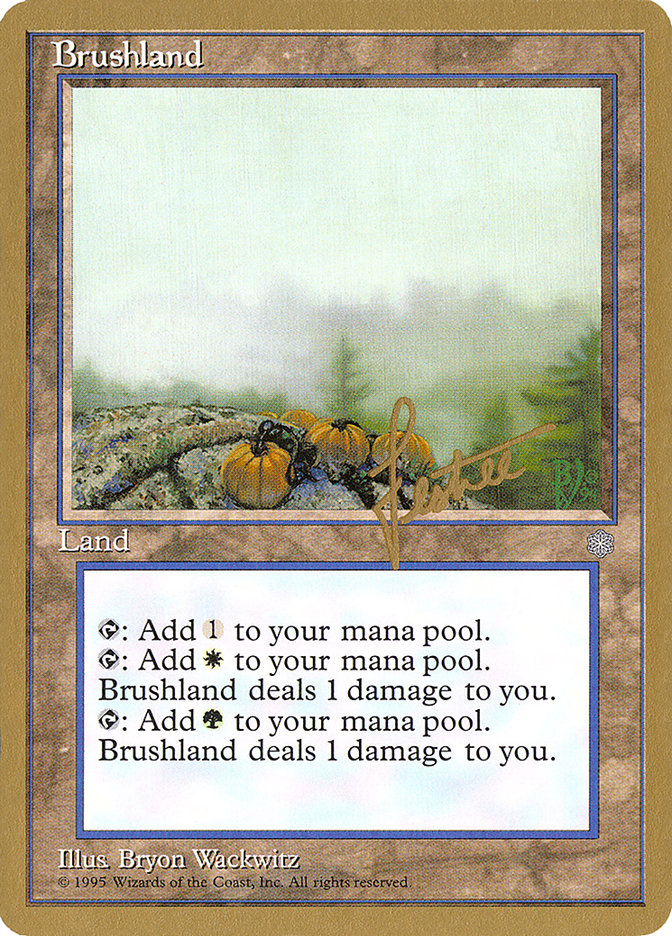 Brushland (Bertrand Lestree) [Pro Tour Collector Set] | Gamers Paradise