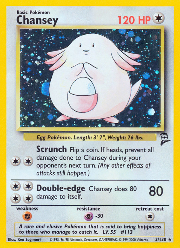 Chansey (3/130) [Base Set 2] | Gamers Paradise