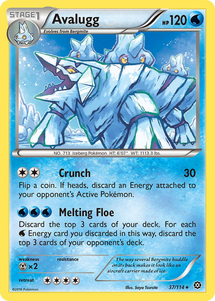 Avalugg (37/114) [XY: Steam Siege] | Gamers Paradise