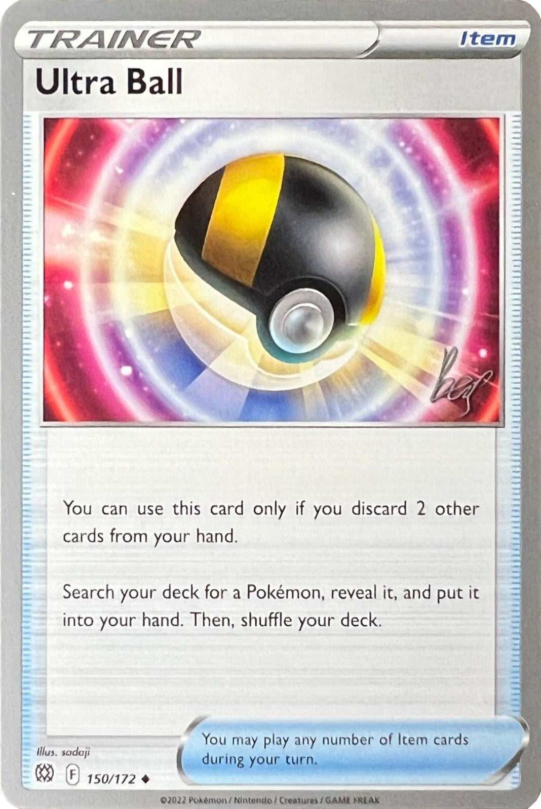Ultra Ball (150/172) (Cheryl Again - Sebastian Lashmet) [World Championships 2022] | Gamers Paradise