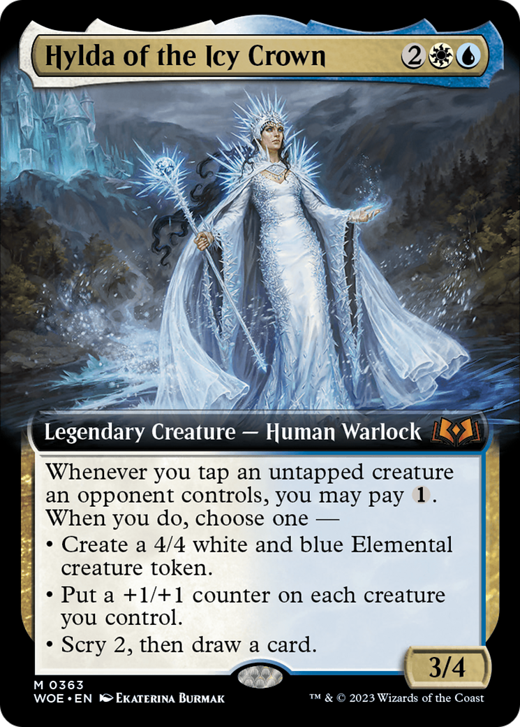 Hylda of the Icy Crown (Extended Art) [Wilds of Eldraine] | Gamers Paradise