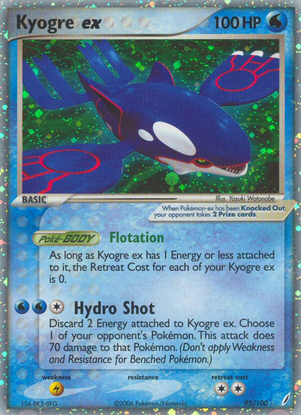 Kyogre ex (95/100) [EX: Crystal Guardians] | Gamers Paradise