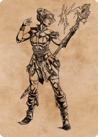 Neera, Wild Mage Art Card [Commander Legends: Battle for Baldur's Gate Art Series] | Gamers Paradise