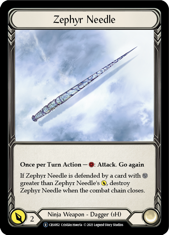 Zephyr Needle [U-CRU052-RF] Unlimited Rainbow Foil | Gamers Paradise