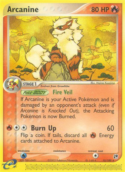 Arcanine (15/100) [EX: Sandstorm] | Gamers Paradise