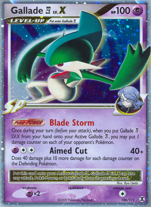 Gallade LV.X (106/111) [Platinum: Rising Rivals] | Gamers Paradise