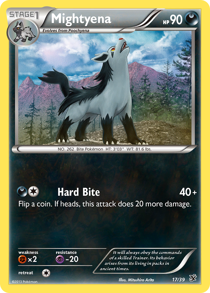 Mightyena (17/39) [XY: Kalos Starter Set] | Gamers Paradise