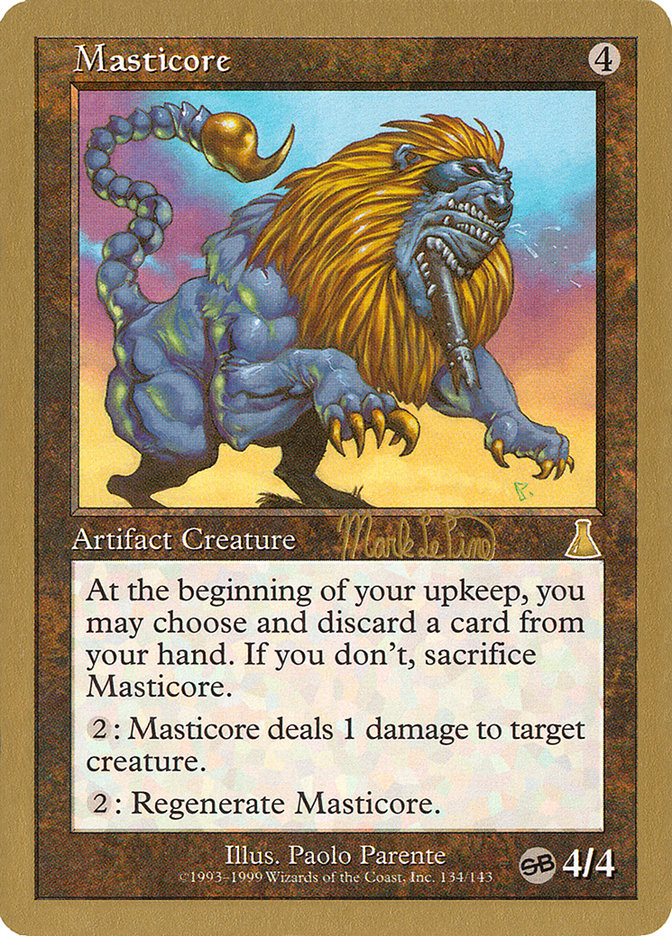 Masticore (Mark Le Pine) (SB) [World Championship Decks 1999] | Gamers Paradise