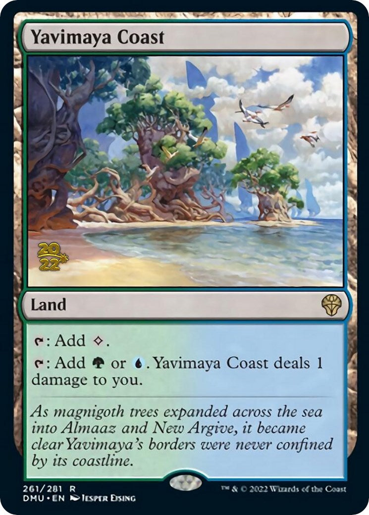 Yavimaya Coast [Dominaria United Prerelease Promos] | Gamers Paradise