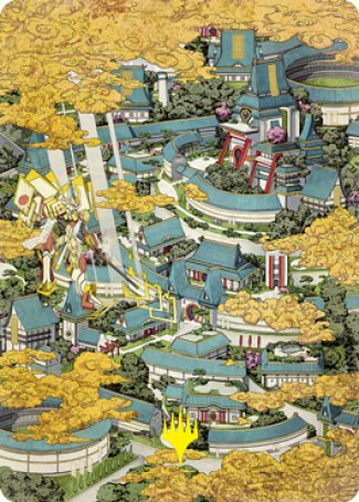 Plains 2 Art Card (Gold-Stamped Signature) [Kamigawa: Neon Dynasty Art Series] | Gamers Paradise