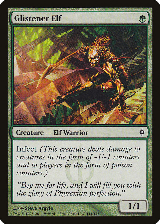 Glistener Elf [New Phyrexia] | Gamers Paradise