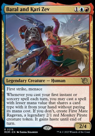 Baral and Kari Zev (Promo Pack) [March of the Machine Promos] | Gamers Paradise