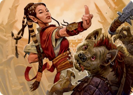 Half-Elf Monk Art Card [Dungeons & Dragons: Adventures in the Forgotten Realms Art Series] | Gamers Paradise