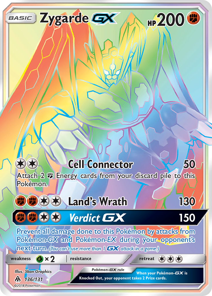 Zygarde GX (136/131) [Sun & Moon: Forbidden Light] | Gamers Paradise