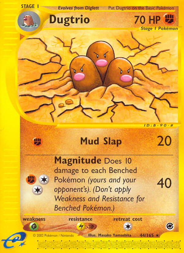Dugtrio (44/165) [Expedition: Base Set] | Gamers Paradise
