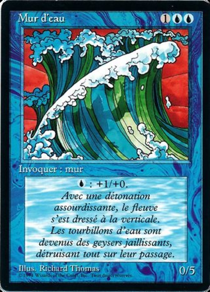 Wall of Water [Foreign Black Border] | Gamers Paradise
