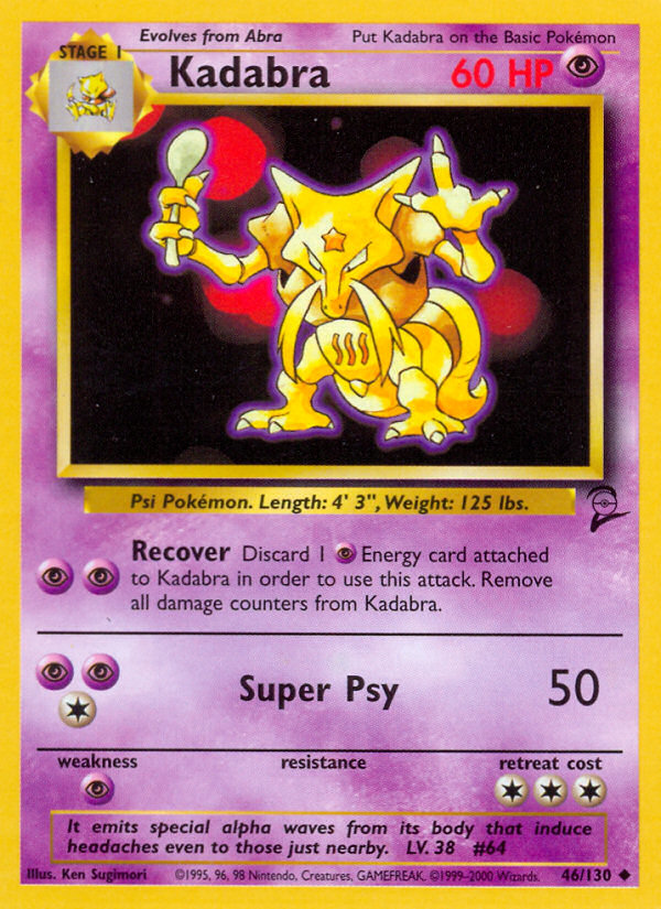 Kadabra (46/130) [Base Set 2] | Gamers Paradise