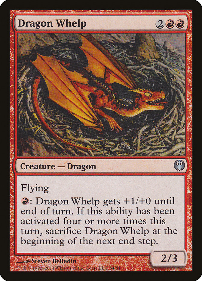 Dragon Whelp [Duel Decks: Knights vs. Dragons] | Gamers Paradise