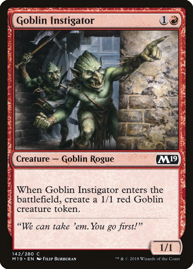 Goblin Instigator [Core Set 2019] | Gamers Paradise