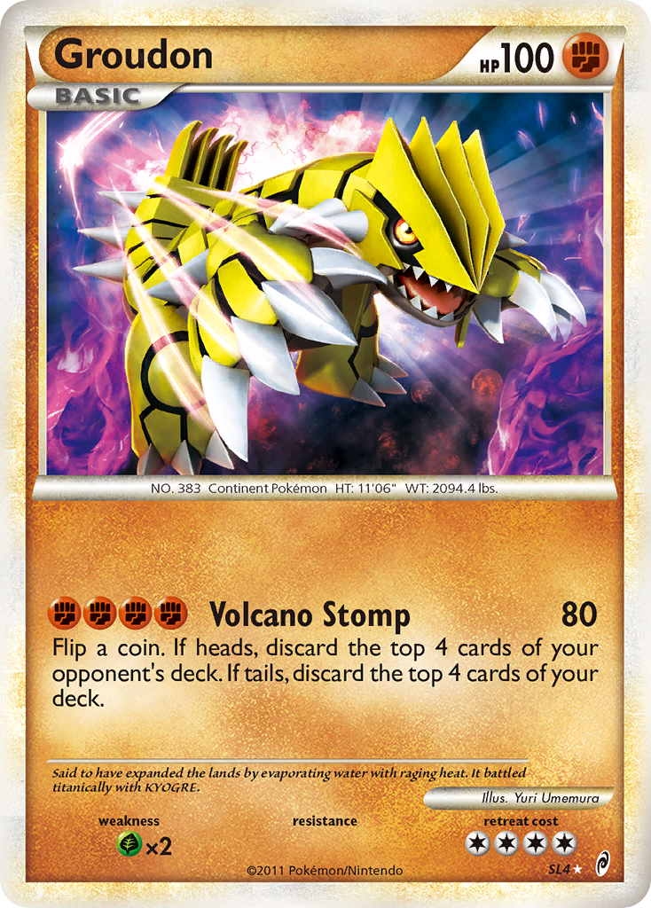 Groudon (SL4) [HeartGold & SoulSilver: Call of Legends] | Gamers Paradise