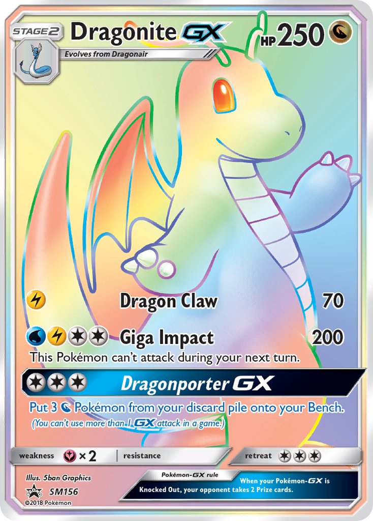 Dragonite GX (SM156) (Jumbo Card) [Sun & Moon: Black Star Promos] | Gamers Paradise