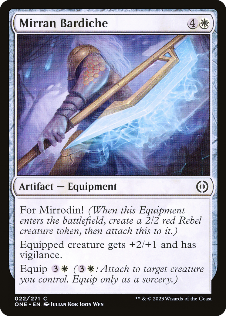 Mirran Bardiche [Phyrexia: All Will Be One] | Gamers Paradise