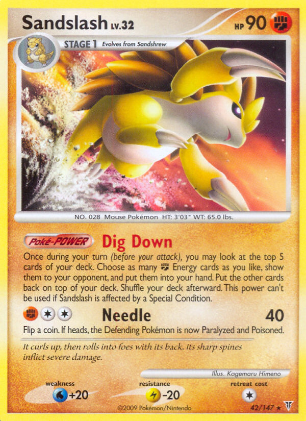 Sandslash (42/147) [Platinum: Supreme Victors] | Gamers Paradise