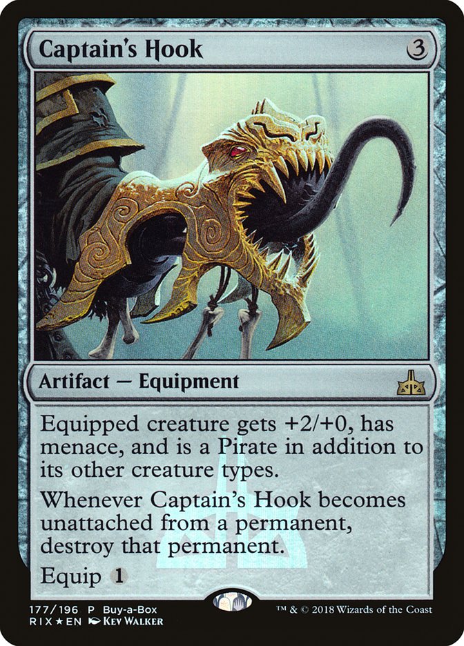 Captain's Hook (Buy-A-Box) [Rivals of Ixalan Promos] | Gamers Paradise