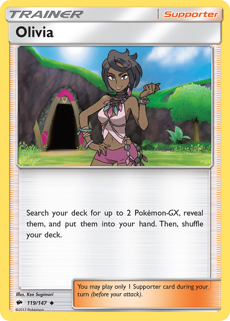 Olivia (119/147) [Sun & Moon: Burning Shadows] | Gamers Paradise