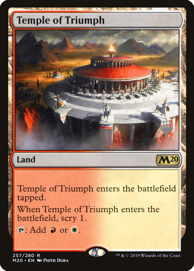 Temple of Triumph (Promo Pack) [Core Set 2020 Promos] | Gamers Paradise