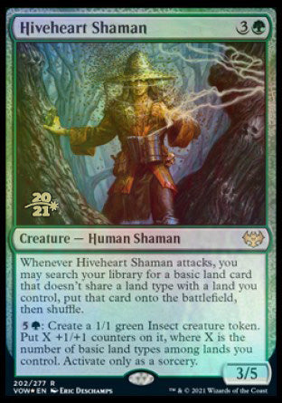 Hiveheart Shaman [Innistrad: Crimson Vow Prerelease Promos] | Gamers Paradise