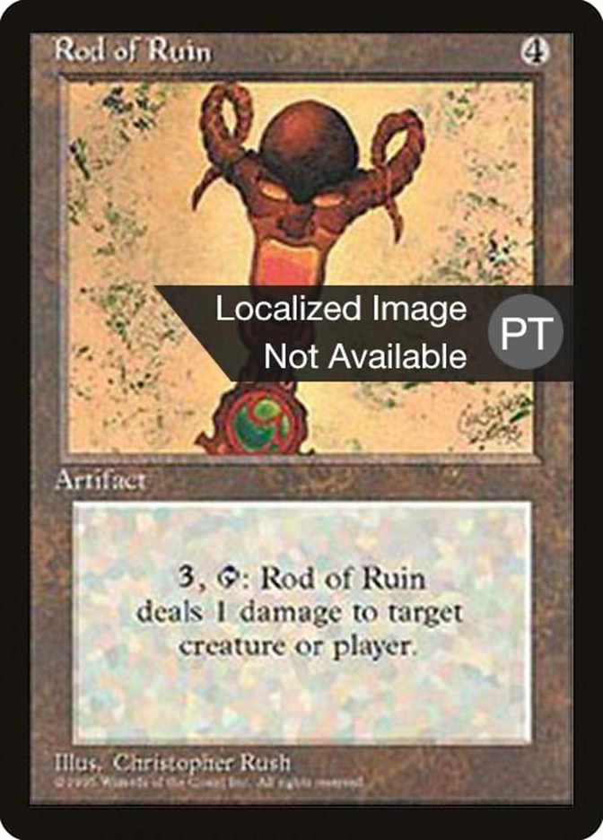 Rod of Ruin [Fourth Edition (Foreign Black Border)] | Gamers Paradise