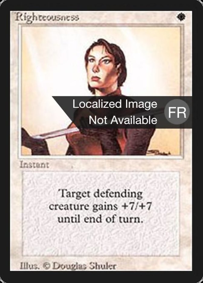 Righteousness [Foreign Black Border] | Gamers Paradise