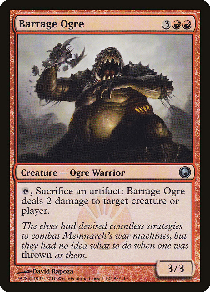 Barrage Ogre [Scars of Mirrodin] | Gamers Paradise