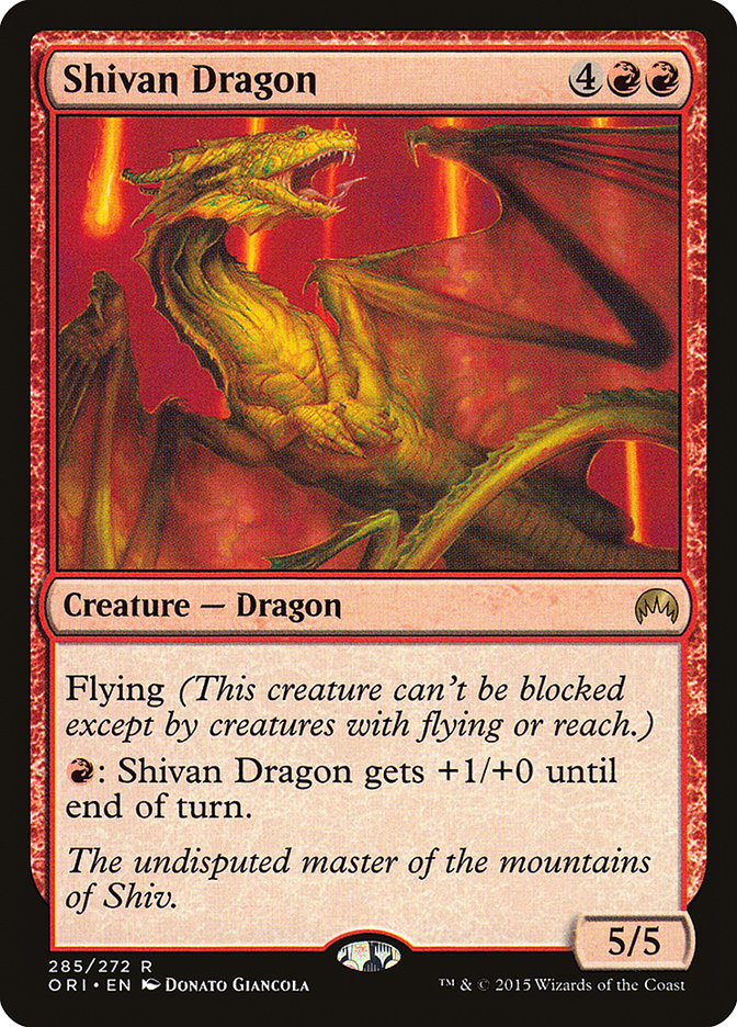 Shivan Dragon [Magic Origins] | Gamers Paradise