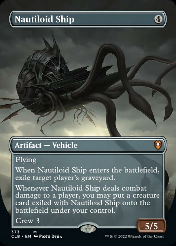 Nautiloid Ship (Borderless Alternate Art) [Commander Legends: Battle for Baldur's Gate] | Gamers Paradise