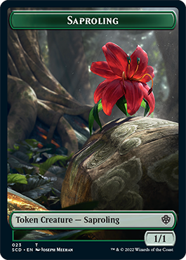 Saproling // Soldier Double-Sided Token [Starter Commander Decks] | Gamers Paradise