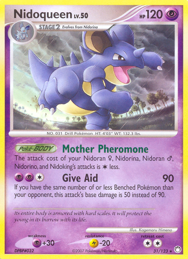 Nidoqueen (31/123) [Diamond & Pearl: Mysterious Treasures] | Gamers Paradise