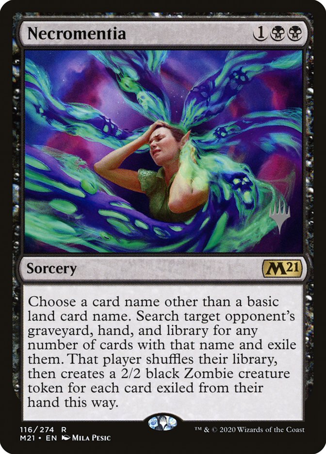 Necromentia (Promo Pack) [Core Set 2021 Promos] | Gamers Paradise