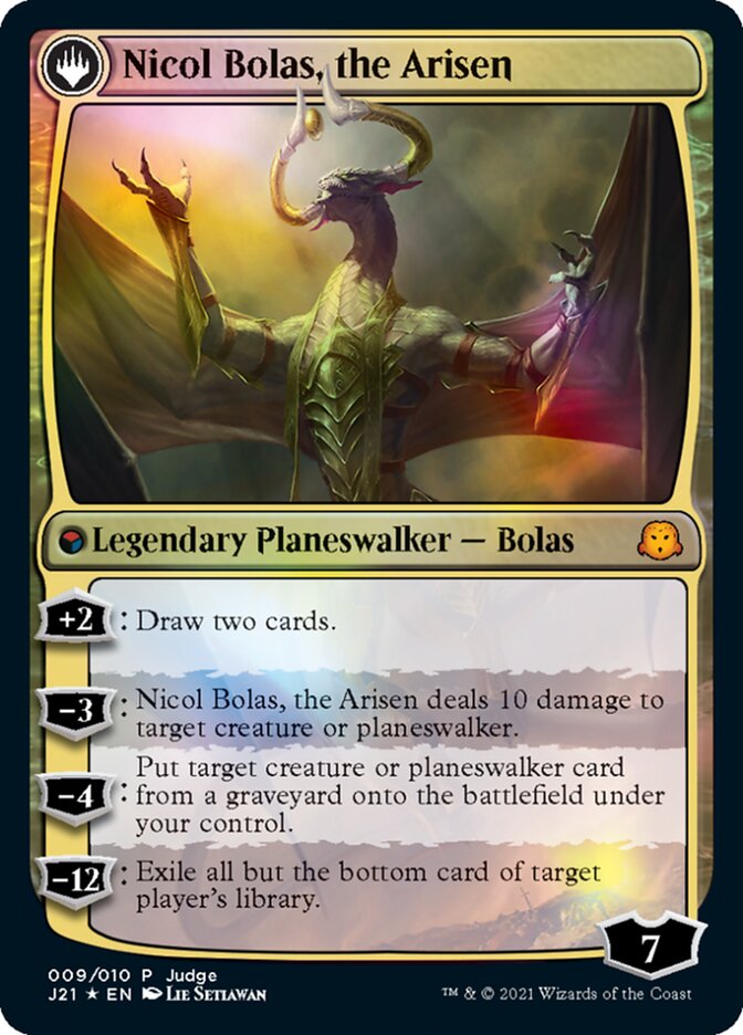 Nicol Bolas, the Ravager // Nicol Bolas, the Arisen [Judge Gift Cards 2021] | Gamers Paradise