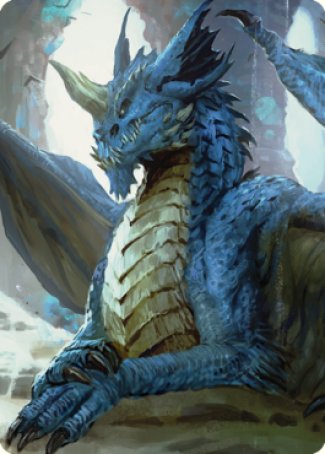Young Blue Dragon Art Card [Commander Legends: Battle for Baldur's Gate Art Series] | Gamers Paradise