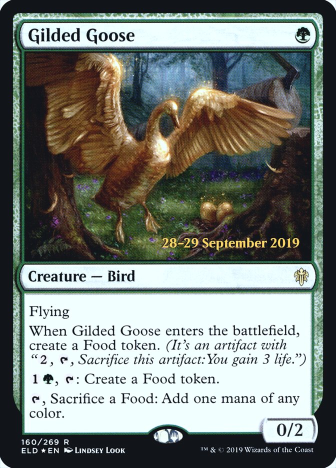 Gilded Goose [Throne of Eldraine Prerelease Promos] | Gamers Paradise