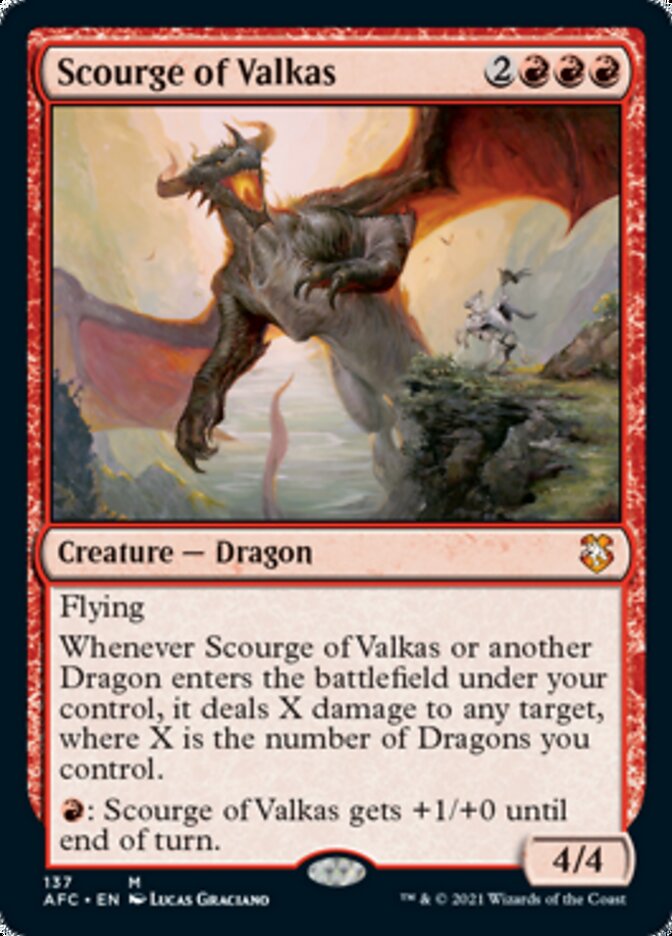 Scourge of Valkas [Dungeons & Dragons: Adventures in the Forgotten Realms Commander] | Gamers Paradise