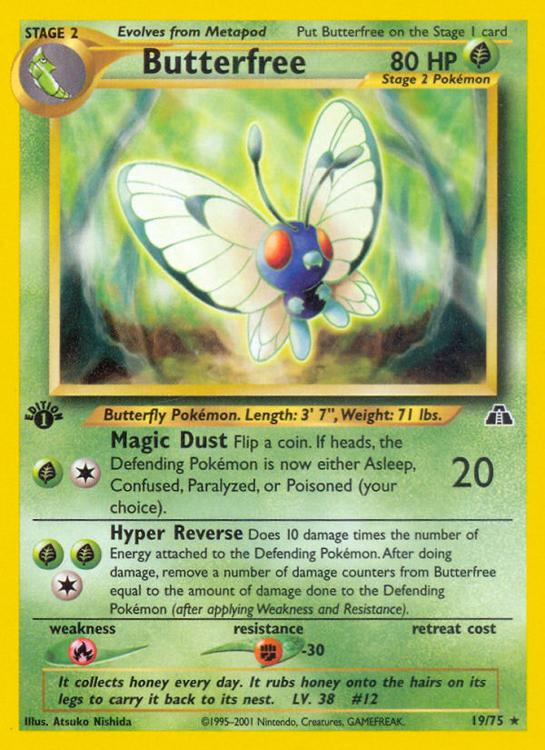 Butterfree (19/75) [Neo Discovery 1st Edition] | Gamers Paradise