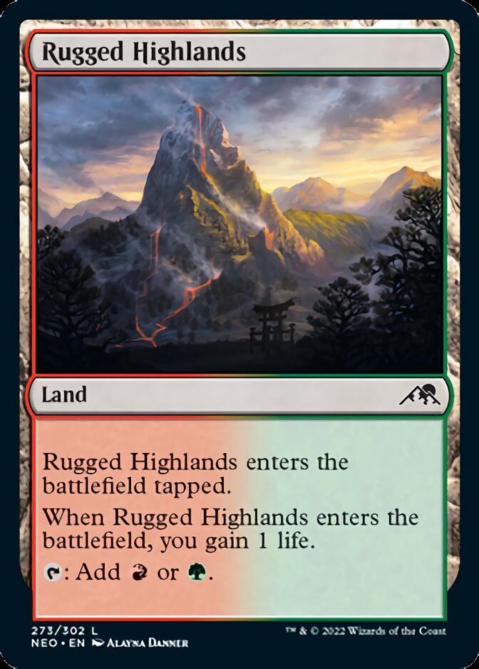 Rugged Highlands [Kamigawa: Neon Dynasty] | Gamers Paradise